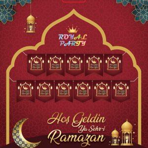 Hoş Geldin Ramazan Kırmızı Banner