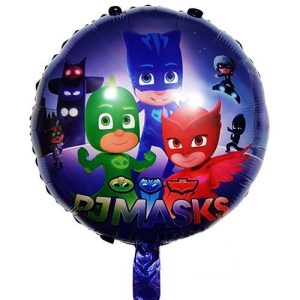 PJ Mask Pija Maskeliler Temalı Yuvarlak Folyo Balon