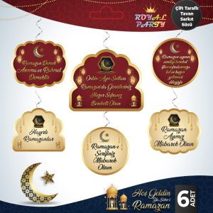 11 Ayın Sultanı Tavan Süs 6 lı